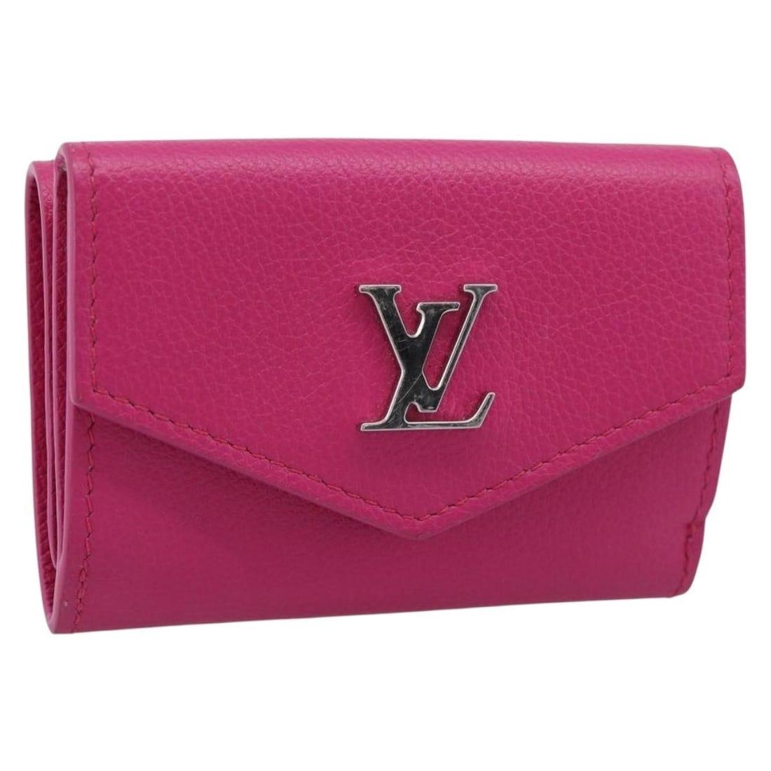 Louis Vuitton M81886 Portefeuille Rock Mini Pink Leather Trifold Wallet (1 of 18)