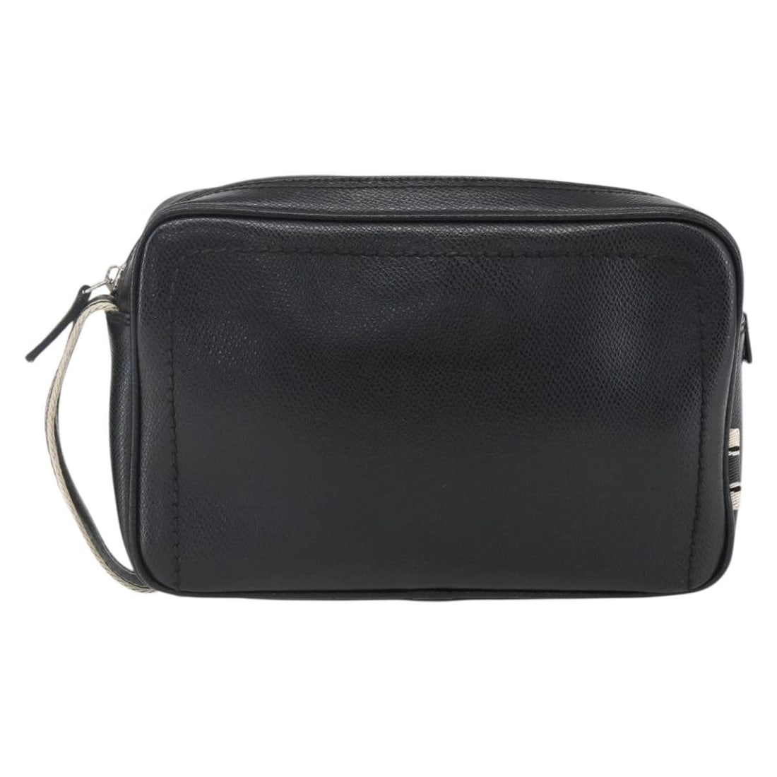 Vintage Salvatore Ferragamo Black Leather Unisex Clutch Bag Italy: Vintage Salvatore Ferragamo Black Leather Unisex Clutch Bag Italy This Salvatore Ferragamo vintage clutch bag features a classic black leather exterior and is designed for unisex use. Made in Italy, t