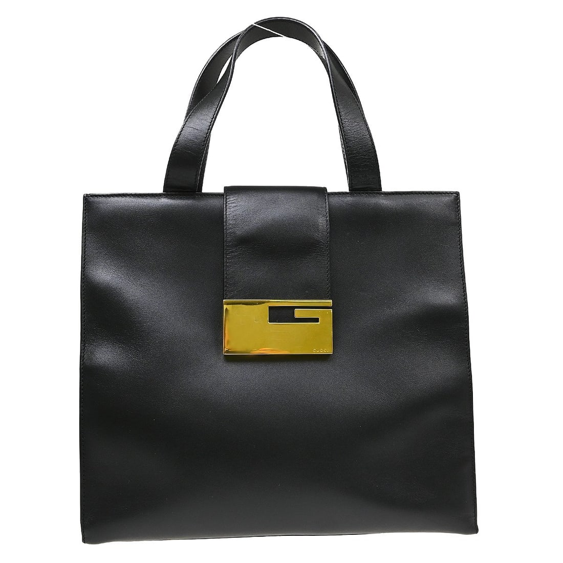 Gucci Jackie Medium Black Leather Handbag Made in Italy: Gucci Jackie Medium Black Leather Handbag Made in Italy Vintage Gucci Jackie handbag in black leather with a black lining. This medium women's handbag features a classic silhouette with one interior z
