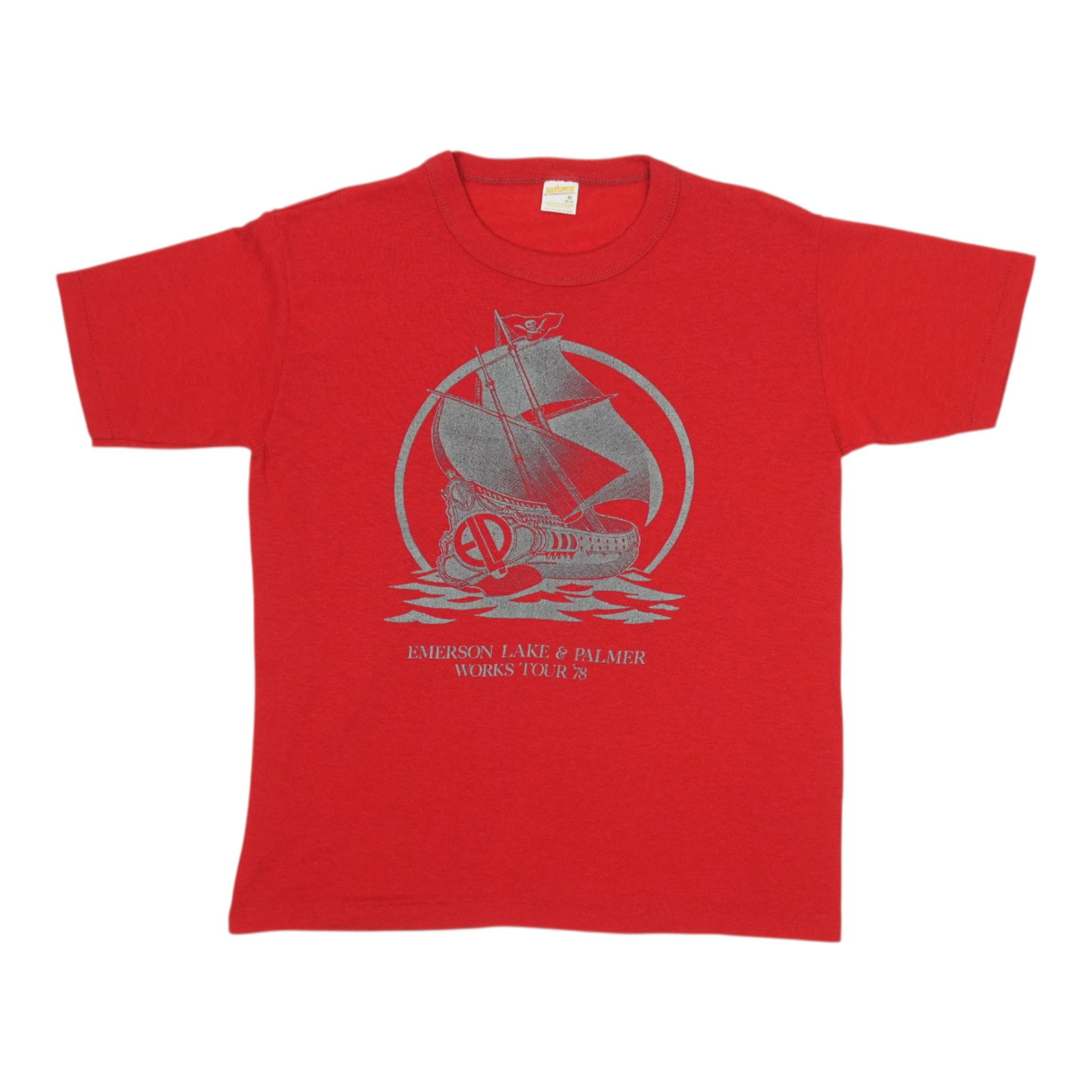 Vintage 1978 Emerson Lake Palmer Works Tour T Shirt Medium: Vintage 1978 Emerson Lake Palmer Works Tour T Shirt Medium Authentic original vintage 1978 Emerson Lake Palmer Works Tour shirt with front and back graphics. This true vintage shirt is not a modern re