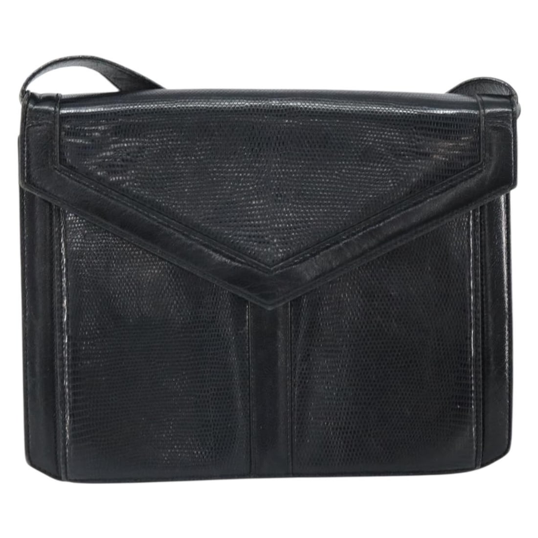 Saint Laurent Vintage shoulder bag black leather France: Saint Laurent Vintage shoulder bag black leather France This Saint Laurent vintage shoulder bag is crafted from black leather and features a classic design. Made in France, it is designed for women an
