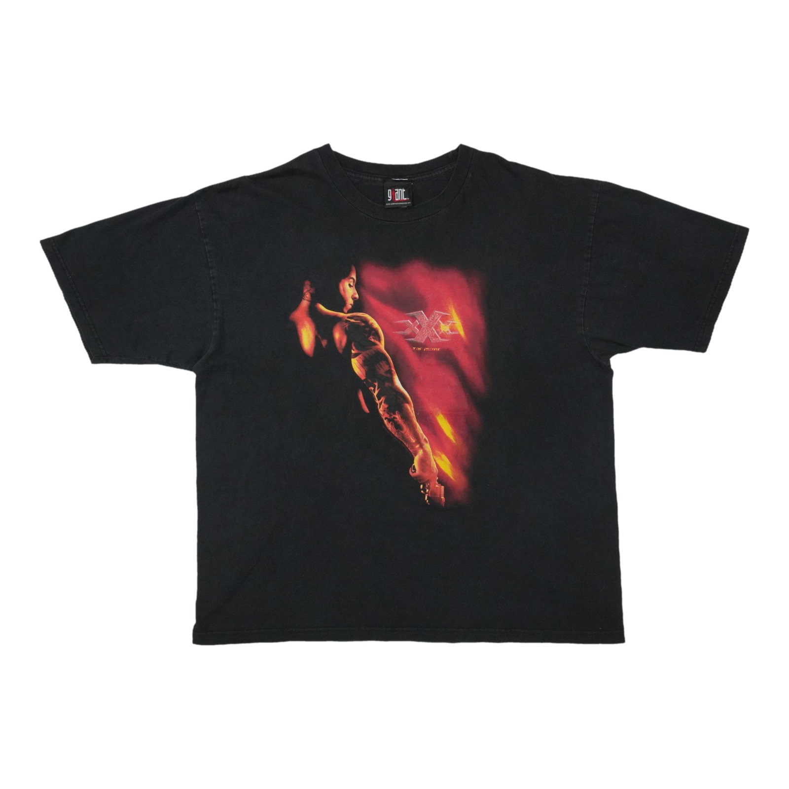 Black 2002 xXx film shirt 100% cotton vintage: Black 2002 xXx film shirt 100% cotton vintage Authentic vintage 2002 xXx movie shirt from the 2000s. This original single-stitch shirt is not a modern reproduction. It is in good condition with no hol