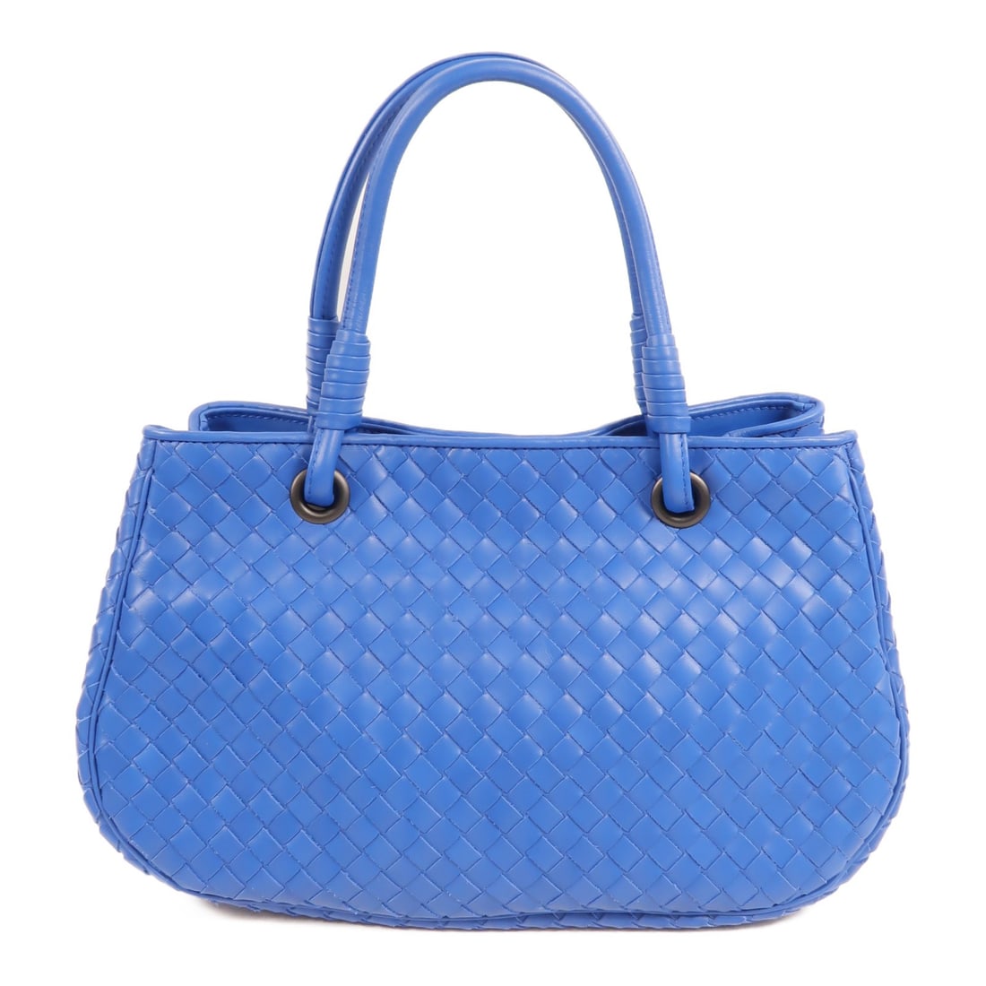 Bottega Veneta BV Blue Calfskin Women's Handbag: Bottega Veneta BV Blue Calfskin Women's Handbag Bottega Veneta women's handbag in blue calfskin leather. This Italy-made handbag features a magnetic pocket and two inside zip pockets. Includes storage