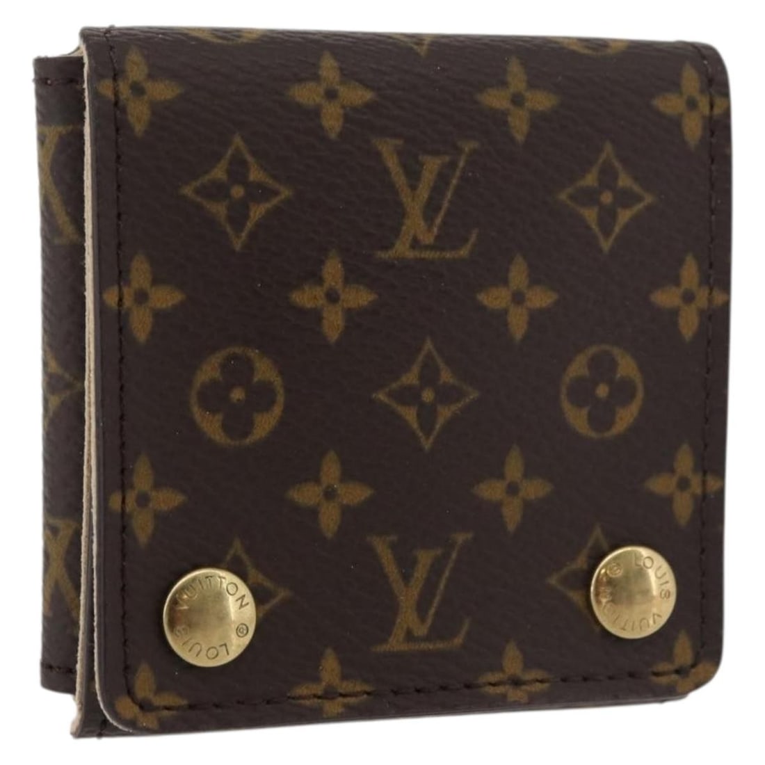 Louis Vuitton Monogram Canvas Jewelry Box Case France: Louis Vuitton Monogram Canvas Jewelry Box Case France Louis Vuitton jewelry box in Monogram Canvas with a Monogram colorway, made in France. The item is a women's jewelry box measuring approximately 7