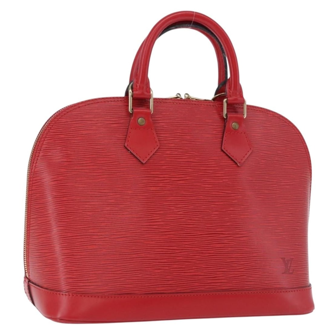 Louis Vuitton M52147 Alma handbag in Castilian Red Epi leather: Louis Vuitton M52147 Alma handbag in Castilian Red Epi leather Louis Vuitton Alma handbag in Castilian Red Epi leather. This women's bag is made in France and includes only the item shown; the item bo