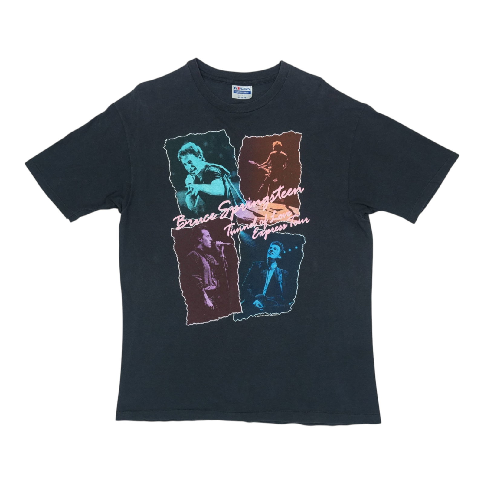 Black 1988 Bruce Springsteen Tunnel Of Love Tour T Shirt XL (1 of 7)