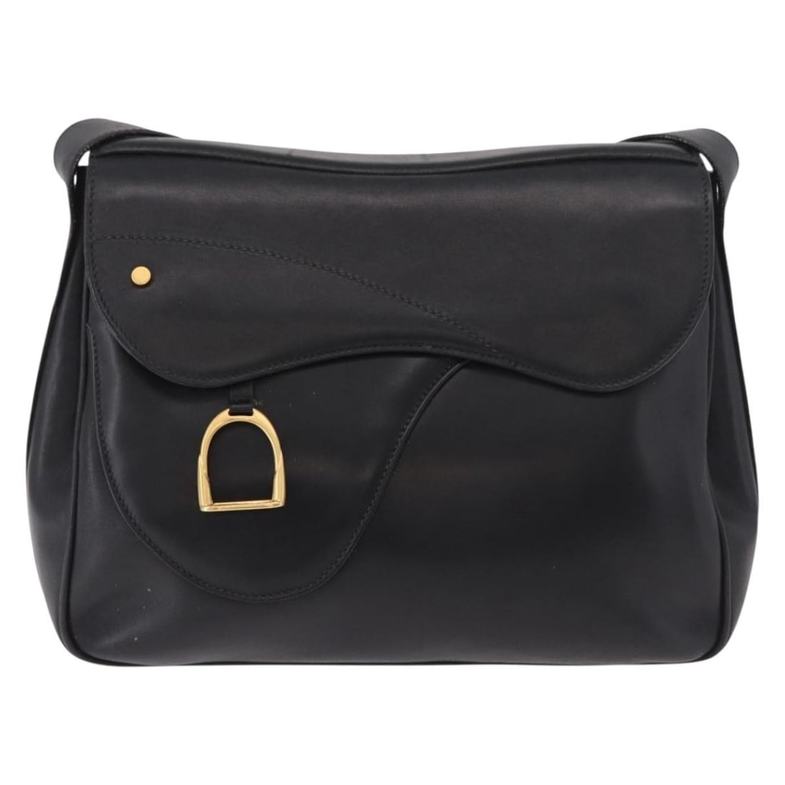 Gucci Vintage black leather handbag 28cm x 23cm x 10cm: Gucci Vintage black leather handbag 28cm x 23cm x 10cm Vintage Gucci leather bag in black, designed for female use. Made in Italy, it measures 28 cm x 23 cm x 10 cm. The item is in good condition with