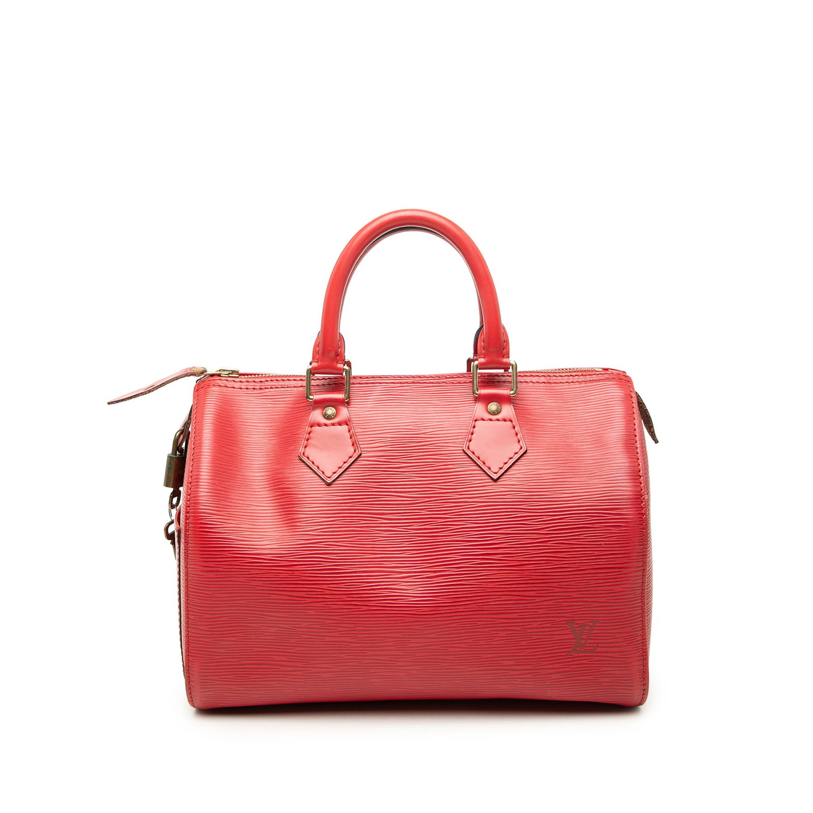 Louis Vuitton Speedy 30 red Epi leather handbag (1 of 11)