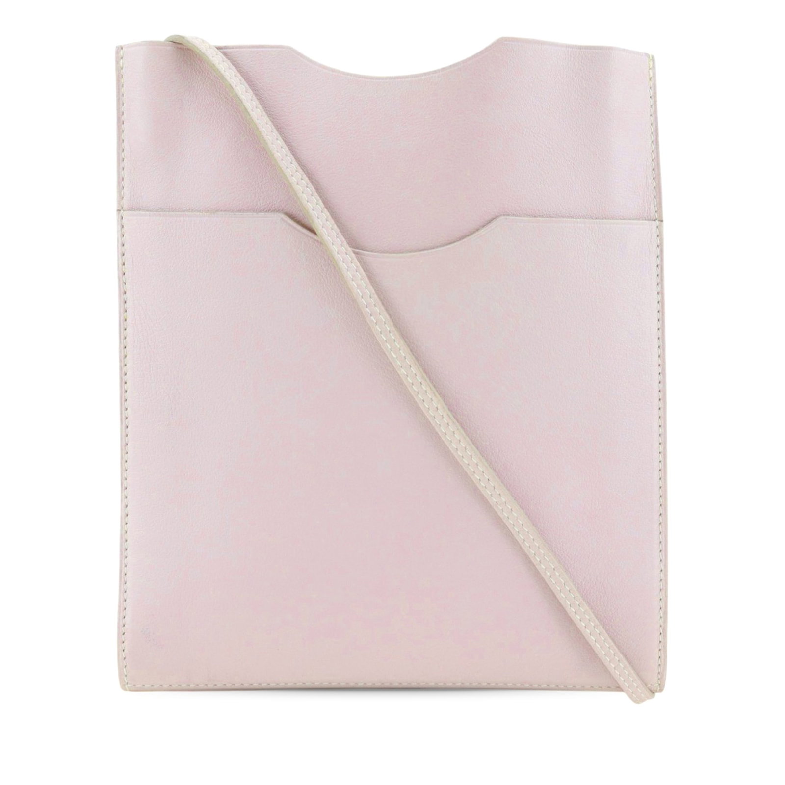 Hermes Onimetou Swift Leather Crossbody Bag Pink (1 of 15)