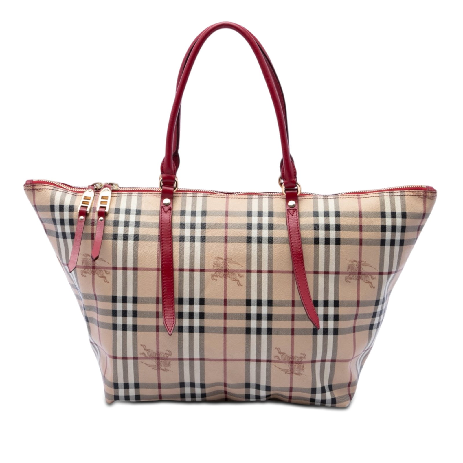 Burberry Salisbury Medium Tote in Haymarket Check Coated Canvas (1 of 6)