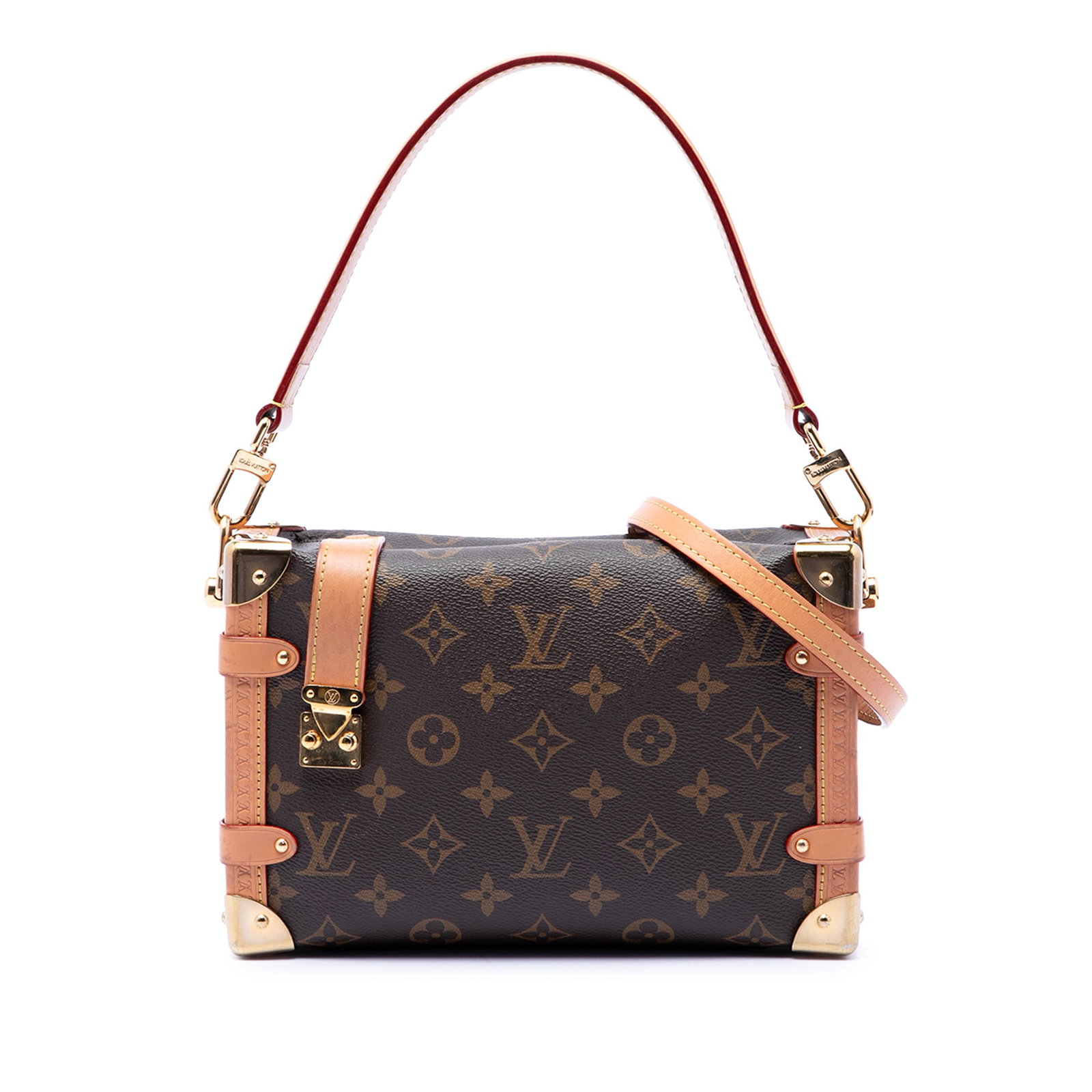 Louis Vuitton Side Trunk MM Monogram Canvas Shoulder Bag (1 of 6)