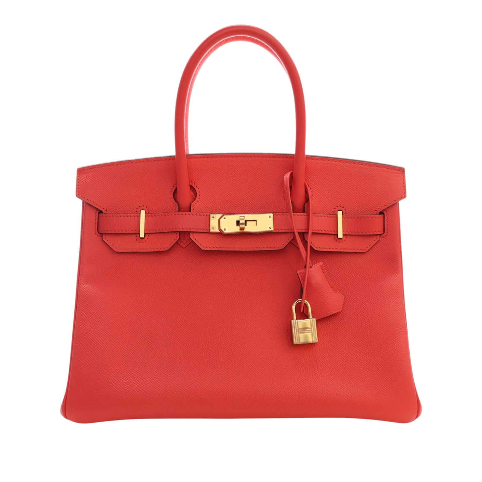 Hermes Birkin Retourne 30 Epsom Leather Handbag Rose Jaipur: Hermes Birkin Retourne 30 Epsom Leather Handbag Rose Jaipur Hermes Birkin Retourne 30 in Rose Jaipur Epsom leather with rolled leather handles, a front turn-lock closure, and interior slip and zip poc