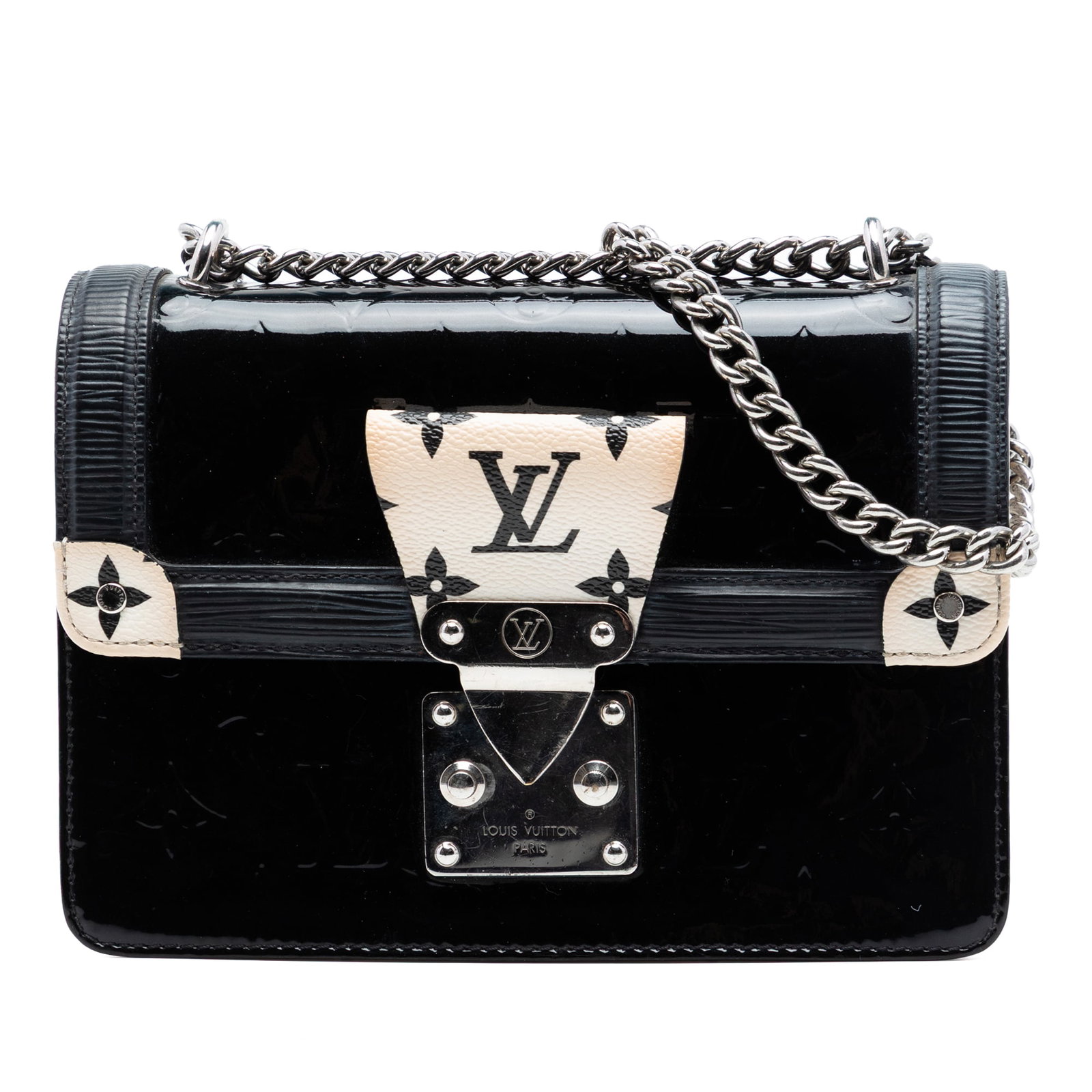 Louis Vuitton Wynwood Monogram Vernis black leather bag (1 of 7)
