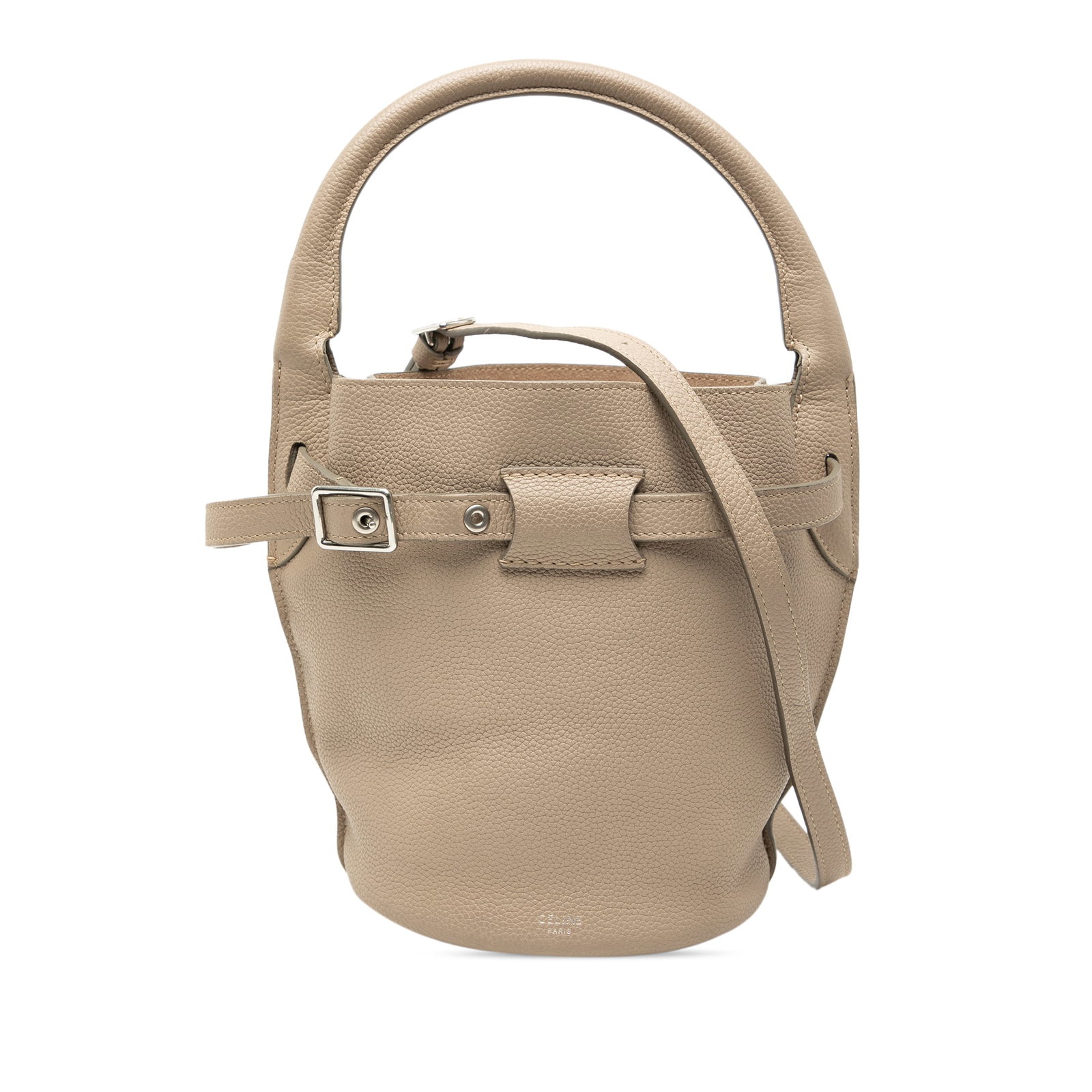 Celine Nano Big Bucket Beige Leather Bag with Adjustable Strap (1 of 6)