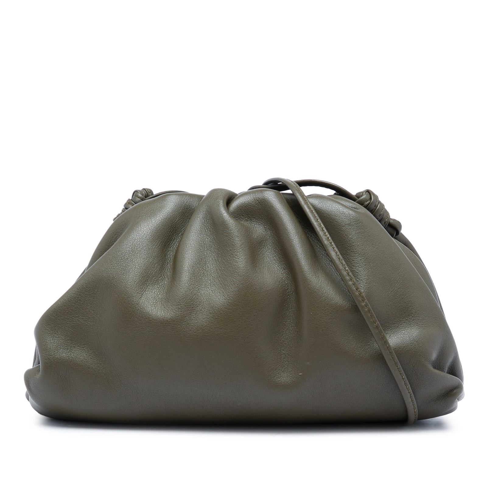 Bottega Veneta The Mini Pouch Lambskin Leather Crossbody Bag: Bottega Veneta The Mini Pouch Lambskin Leather Crossbody Bag Bottega Veneta The Mini Pouch Crossbody is crafted from lambskin leather and features a leather strap with a magnetic closure. Made in Ital