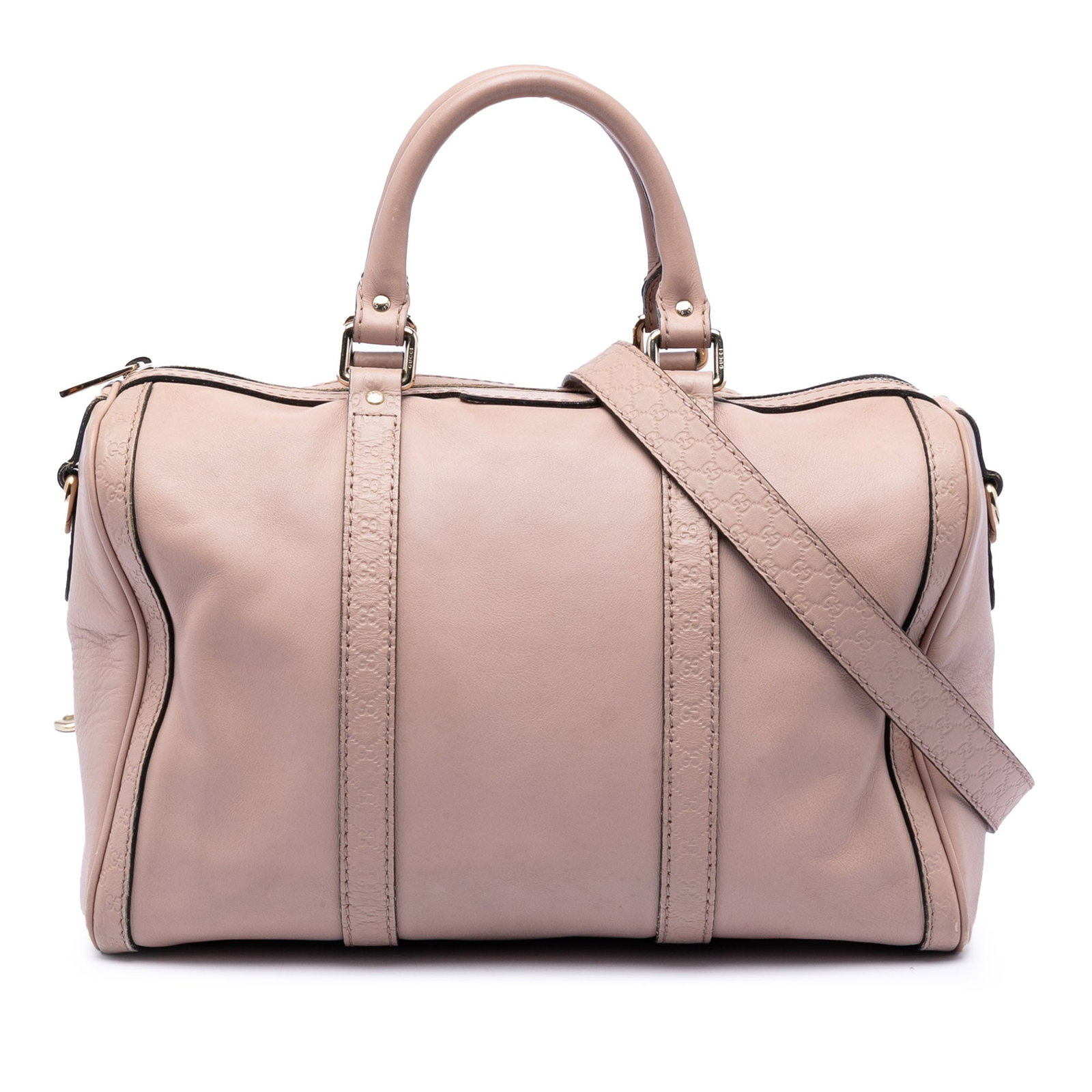 Gucci Joy Boston Satchel Medium Microguccissima Leather Brown (1 of 7)