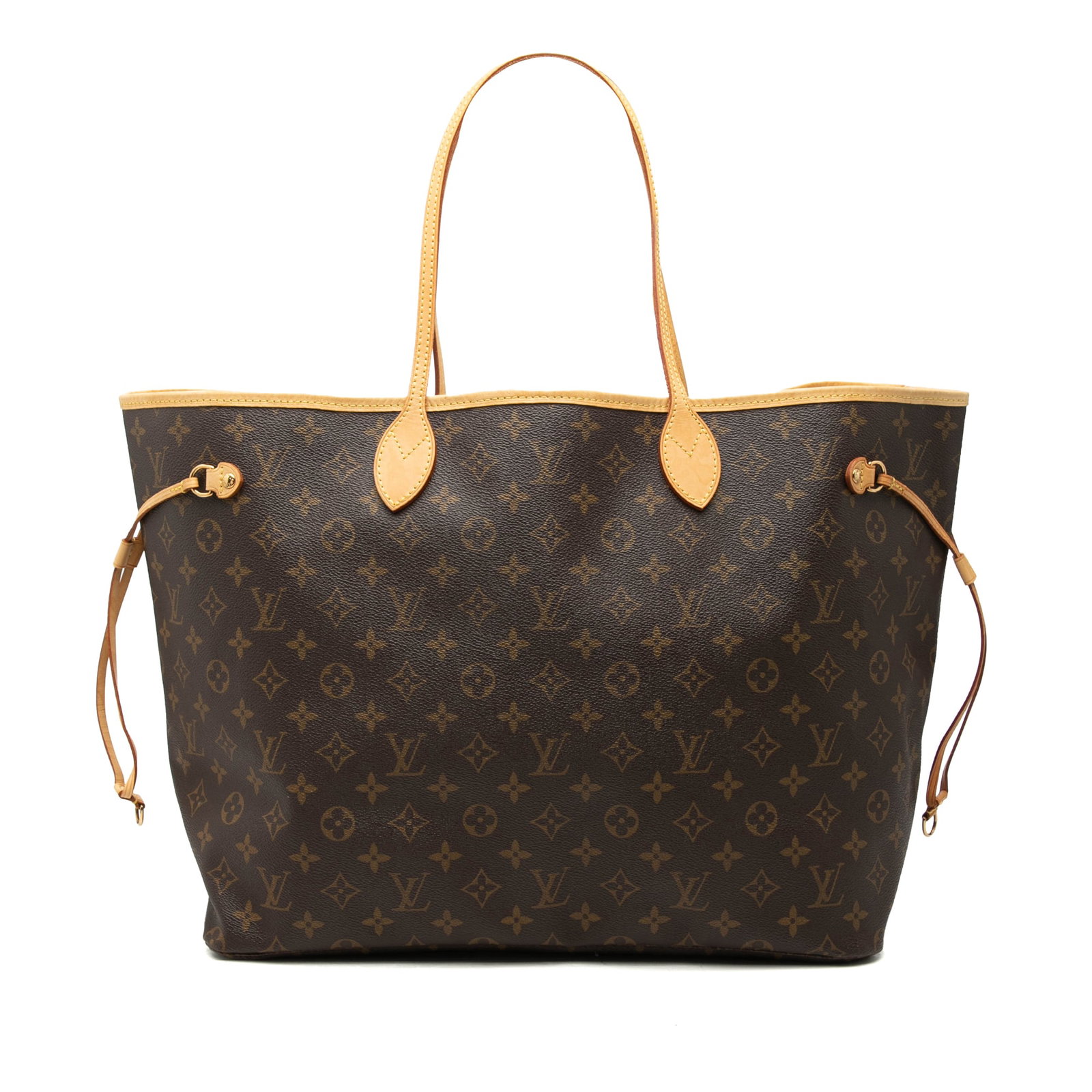 Louis Vuitton Neverfull GM Monogram Canvas Tote Bag: Louis Vuitton Neverfull GM Monogram Canvas Tote Bag Louis Vuitton Monogram Neverfull GM tote bag crafted with a monogram canvas body and vachetta leather trim. It features flat vachetta leather handle