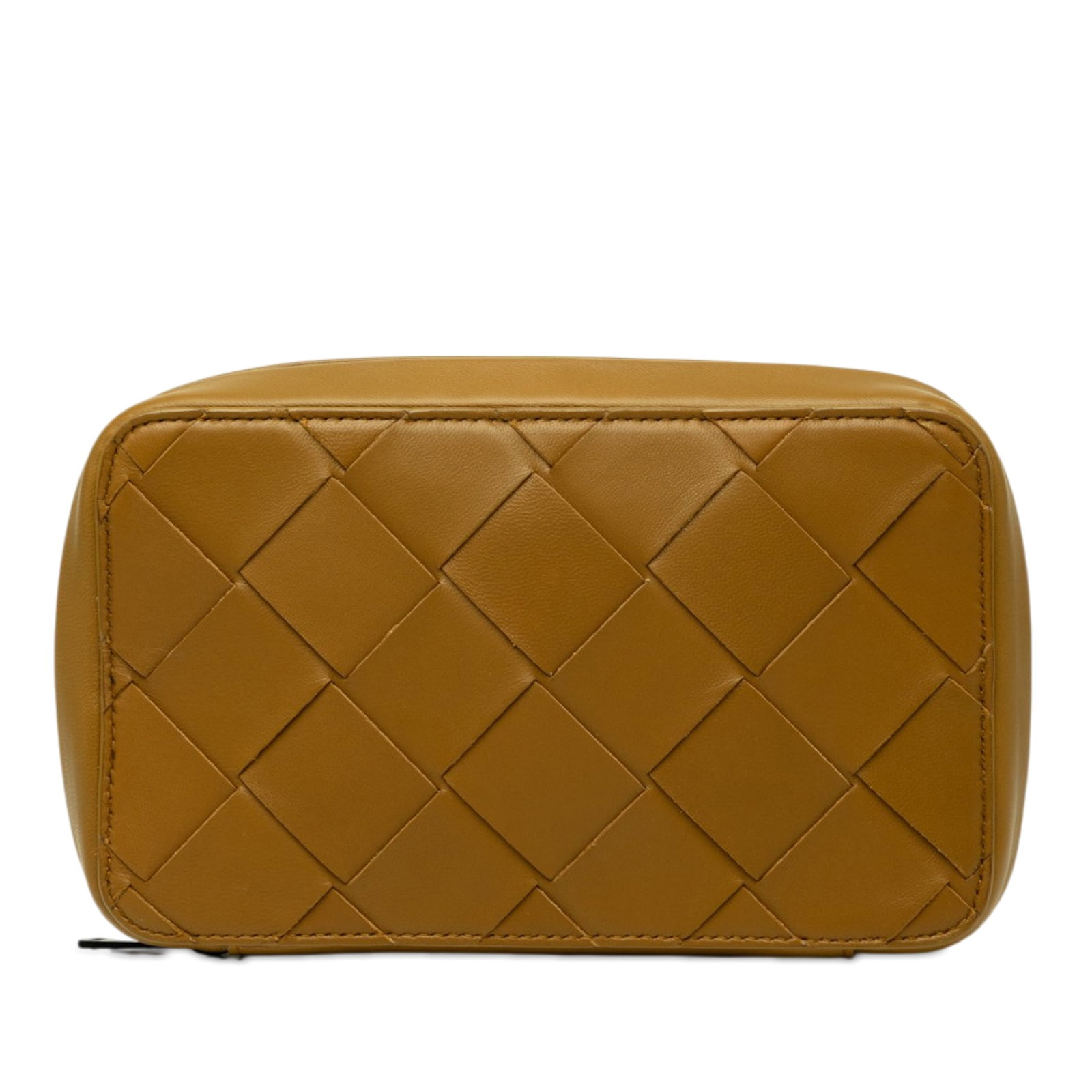 Bottega Veneta Maxi Intrecciato Leather Zip Pouch Brown: Bottega Veneta Maxi Intrecciato Leather Zip Pouch Brown Bottega Veneta Nappa Maxi Intrecciato zippered pouch crafted in woven leather with a zip-around closure and interior slip pockets. Made in Italy