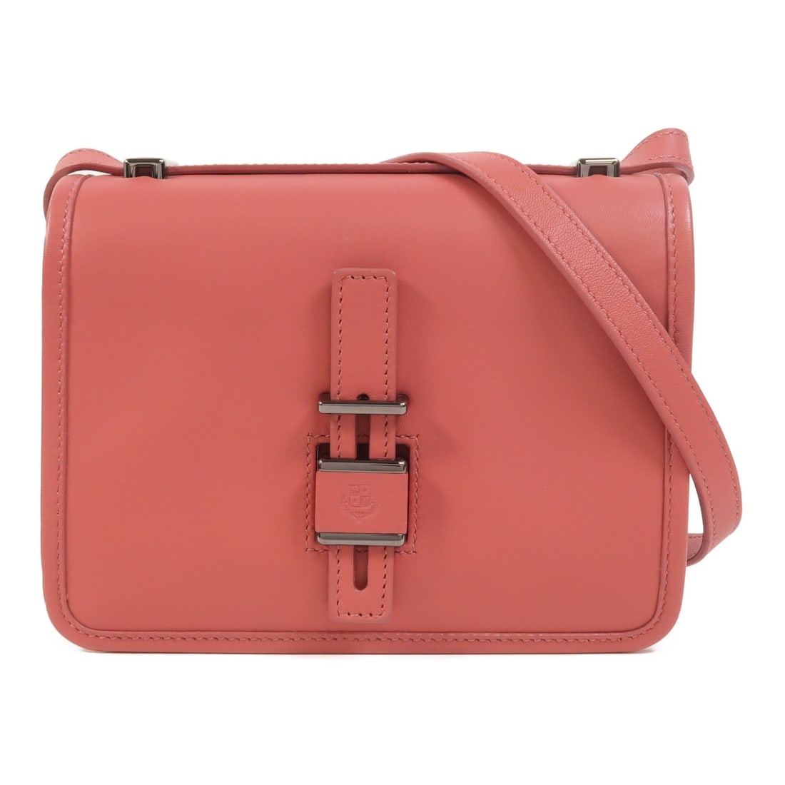 Loro Piana FAI7676 Lock In pink lambskin shoulder bag: Loro Piana FAI7676 Lock In pink lambskin shoulder bag A Loro Piana Lock In shoulder bag in pink lambskin (sheep leather), made in Italy. This women's regular-size bag is presented in Very Good conditi