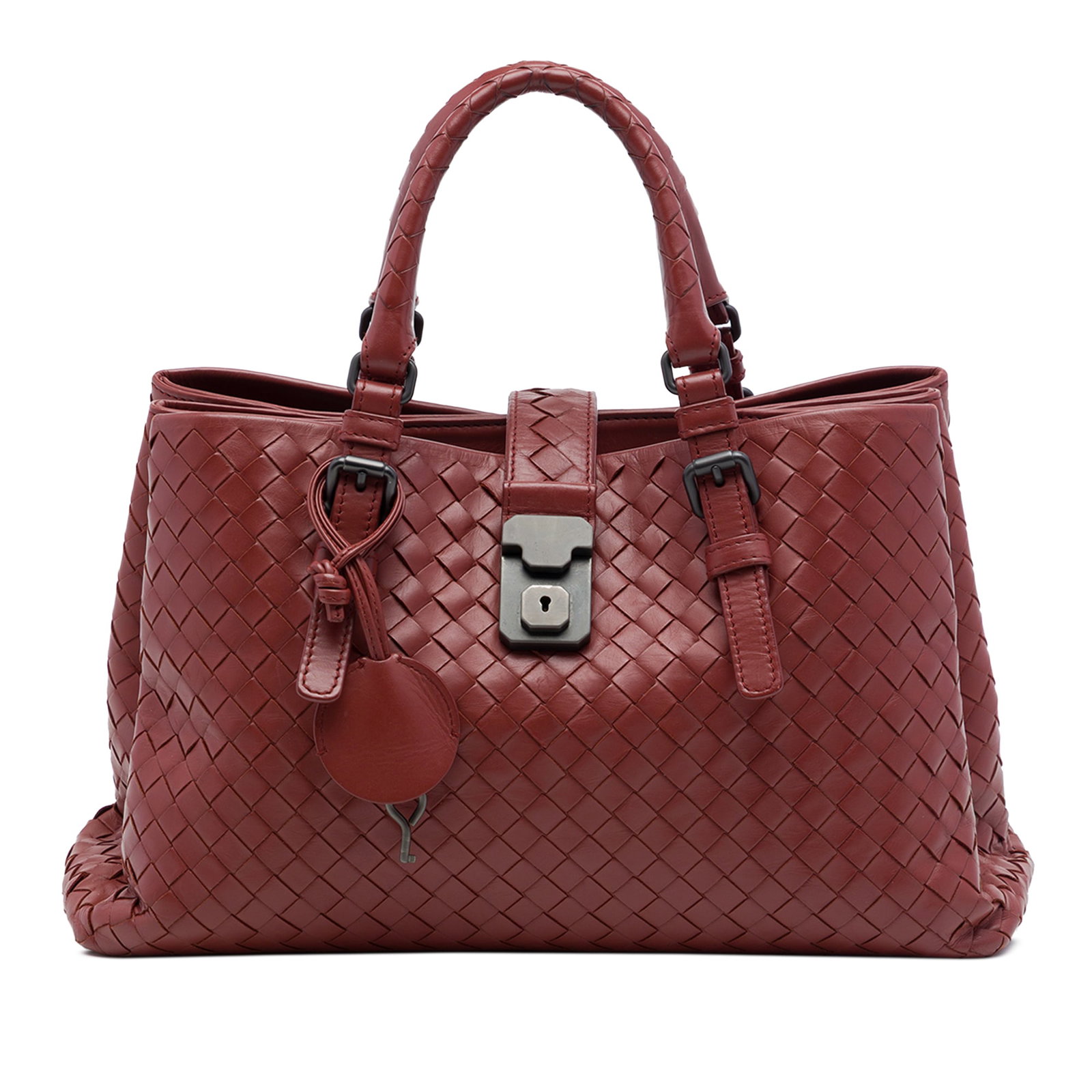 Bottega Veneta Roma Small Intrecciato Nappa Leather Satchel (1 of 6)