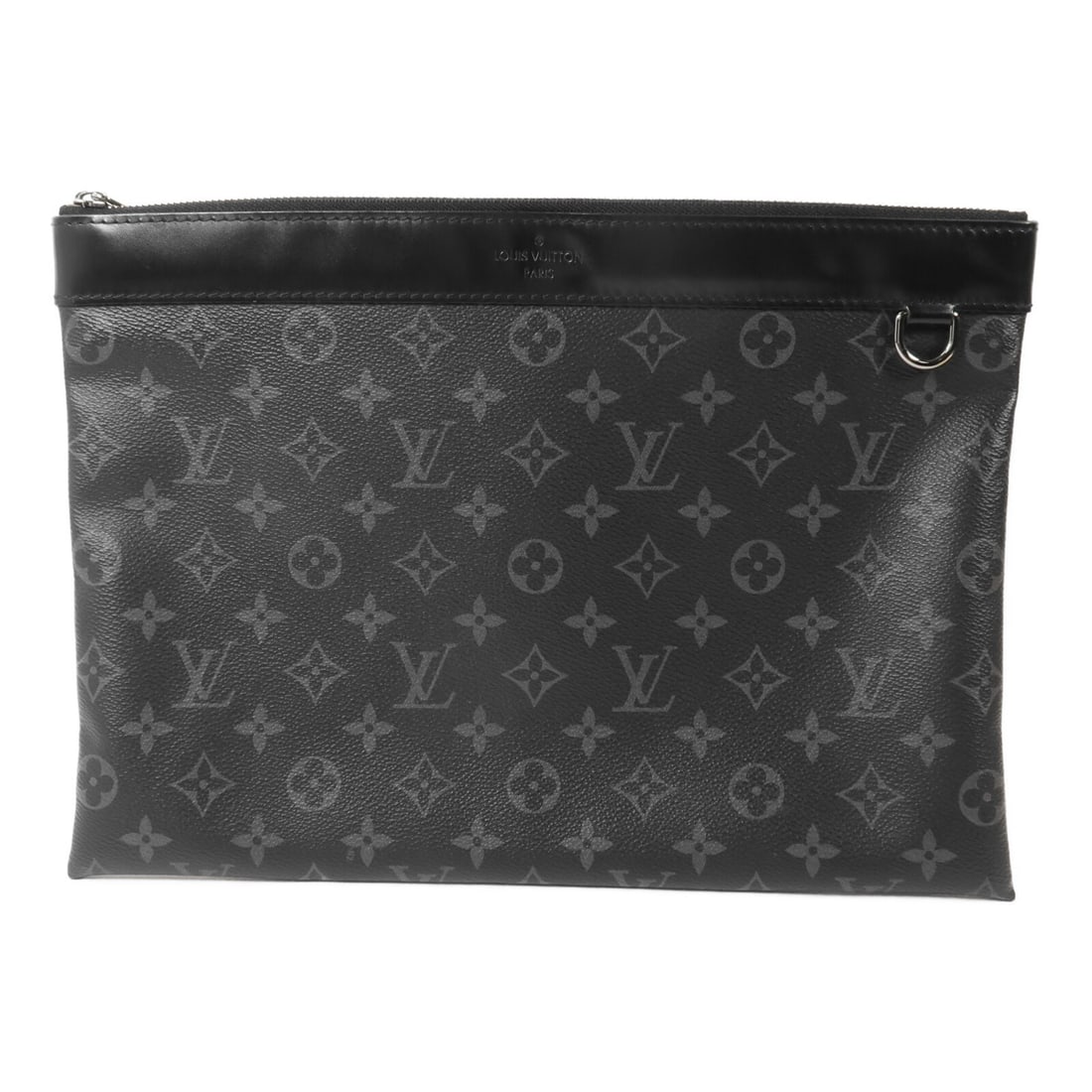 Louis Vuitton M62291 Discovery Pochette Monogram Eclipse Clutch Black (1 of 14)