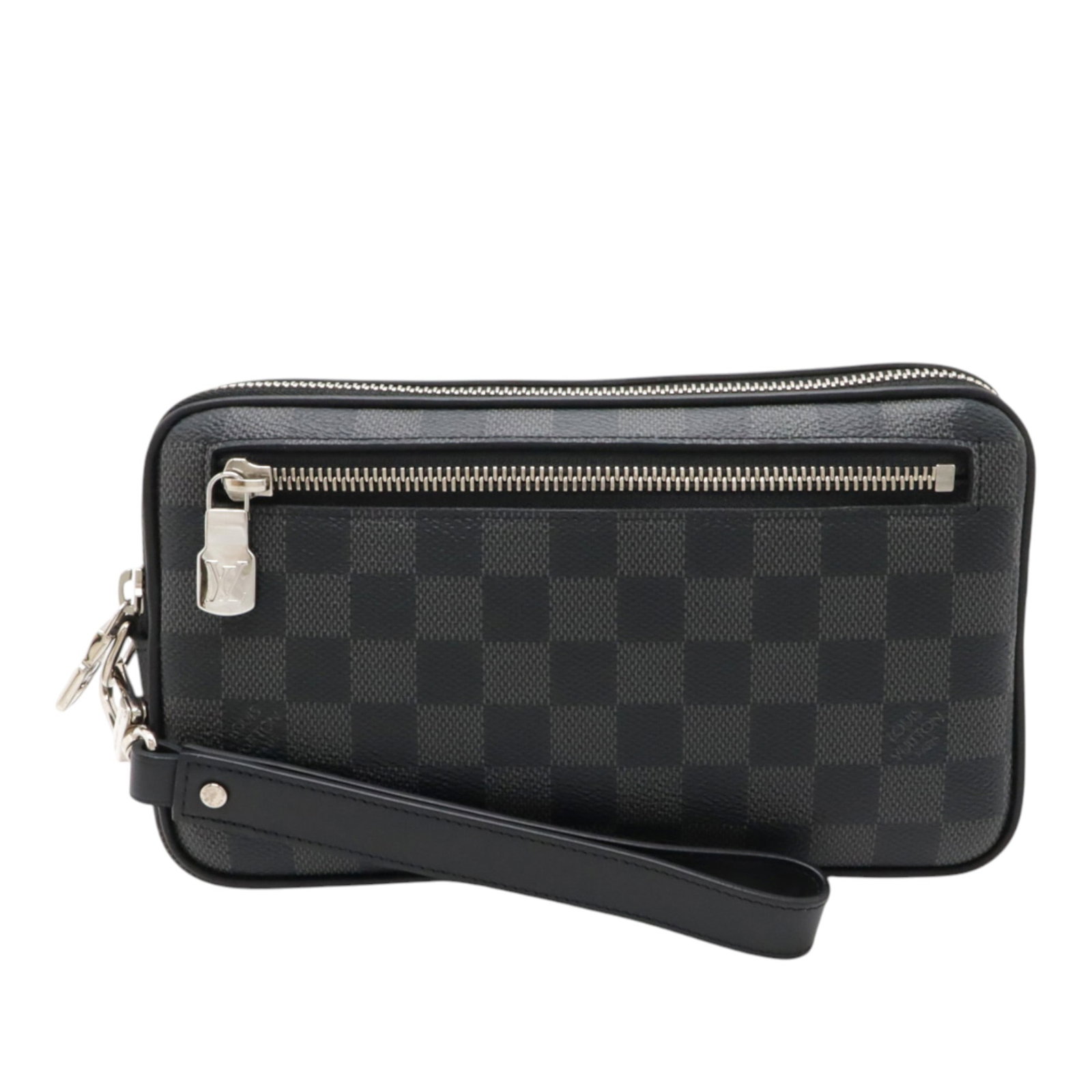 Louis Vuitton Alpha wristlet in Damier Graphite canvas (1 of 9)