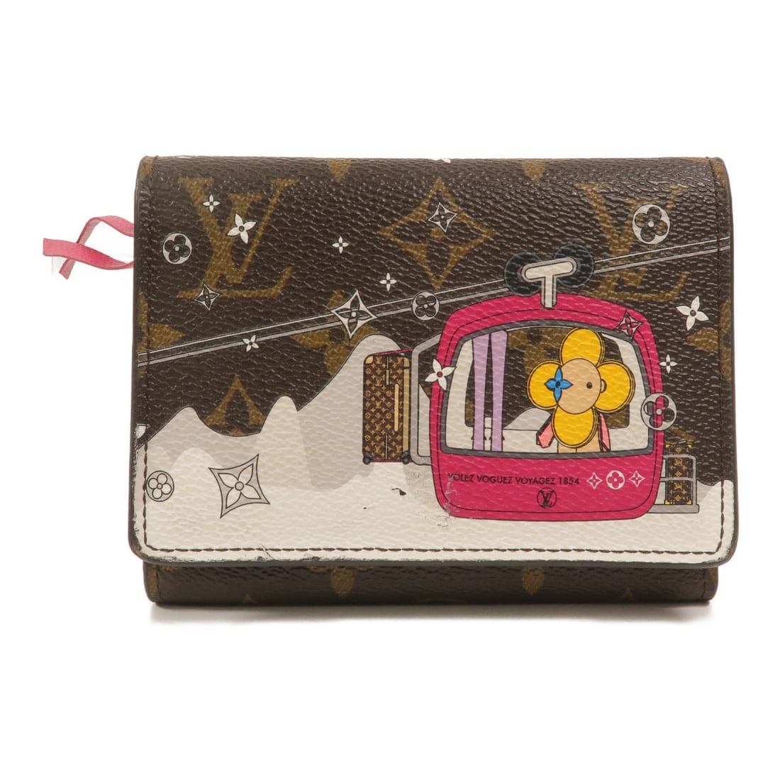 Louis Vuitton Portfeuil Victorine Wallet M68492 Monogram Canvas Brown: Louis Vuitton Portfeuil Victorine Wallet M68492 Monogram Canvas Brown A Louis Vuitton Victorine wallet in brown Monogram and PVC coated canvas, model M68492. It features a hook button closure and a pr