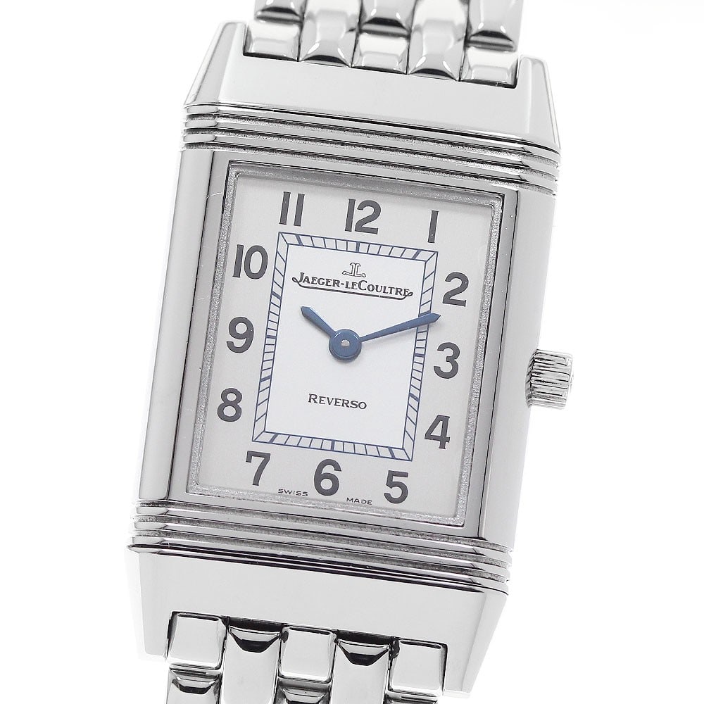 Jaeger-LeCoultre Reverso Lady quartz stainless steel women's wristwatch (1 of 7)