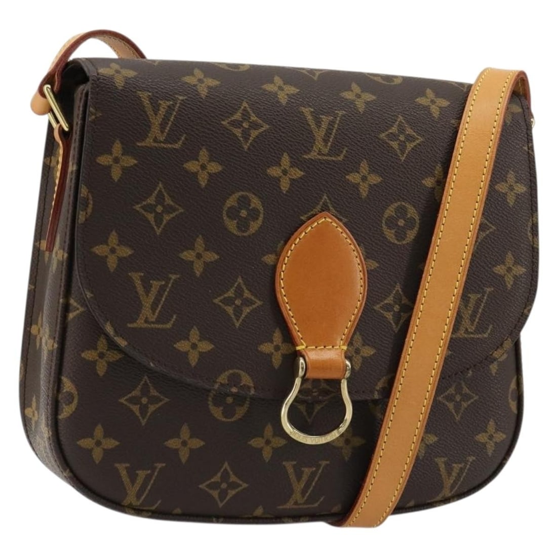 Louis Vuitton M51242 Saint Cloud GM Monogram Canvas Shoulder Bag: Louis Vuitton M51242 Saint Cloud GM Monogram Canvas Shoulder Bag Louis Vuitton Saint Cloud GM shoulder bag in Monogram Canvas, made in France. This women's shoulder bag features the Monogram colorway 