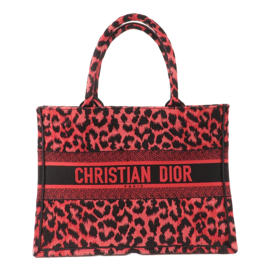 Dior M1296ZRHM CD Mizza Book Tote Medium Red Canvas Bag: Dior M1296ZRHM CD Mizza Book Tote Medium Red Canvas Bag Christian Dior CD Mizza Book Tote medium tote bag in red canvas. This women's tote is made in France and includes storage bags. Condition is AB: