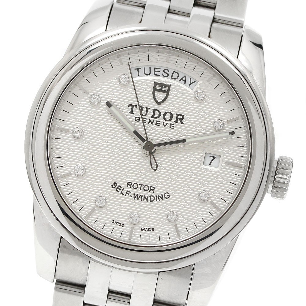 TUDOR Glamour Date-Day Ref 56000 Mens Automatic Diamond Dial Watch (1 of 6)