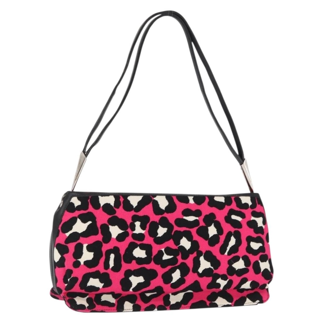 Bottega Veneta Pink Canvas Shoulder Bag Made in Italy: Bottega Veneta Pink Canvas Shoulder Bag Made in Italy Authentic Bottega Veneta shoulder bag in pink canvas with a compact silhouette and shoulder strap. Made in Italy, this women's bag is offered with