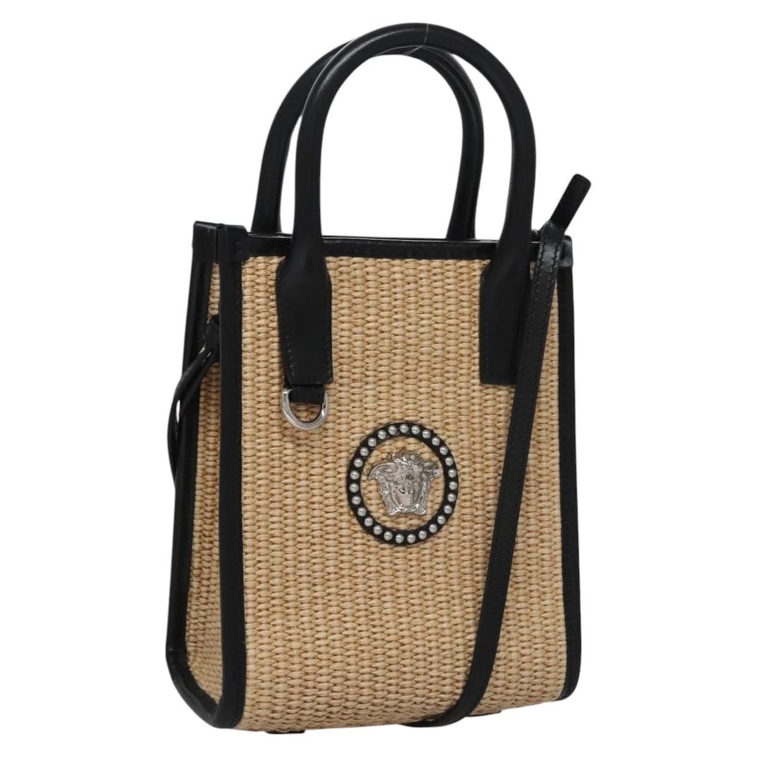 VERSACE Beige Canvas 2 Way Handbag with Dust Bag (1 of 18)