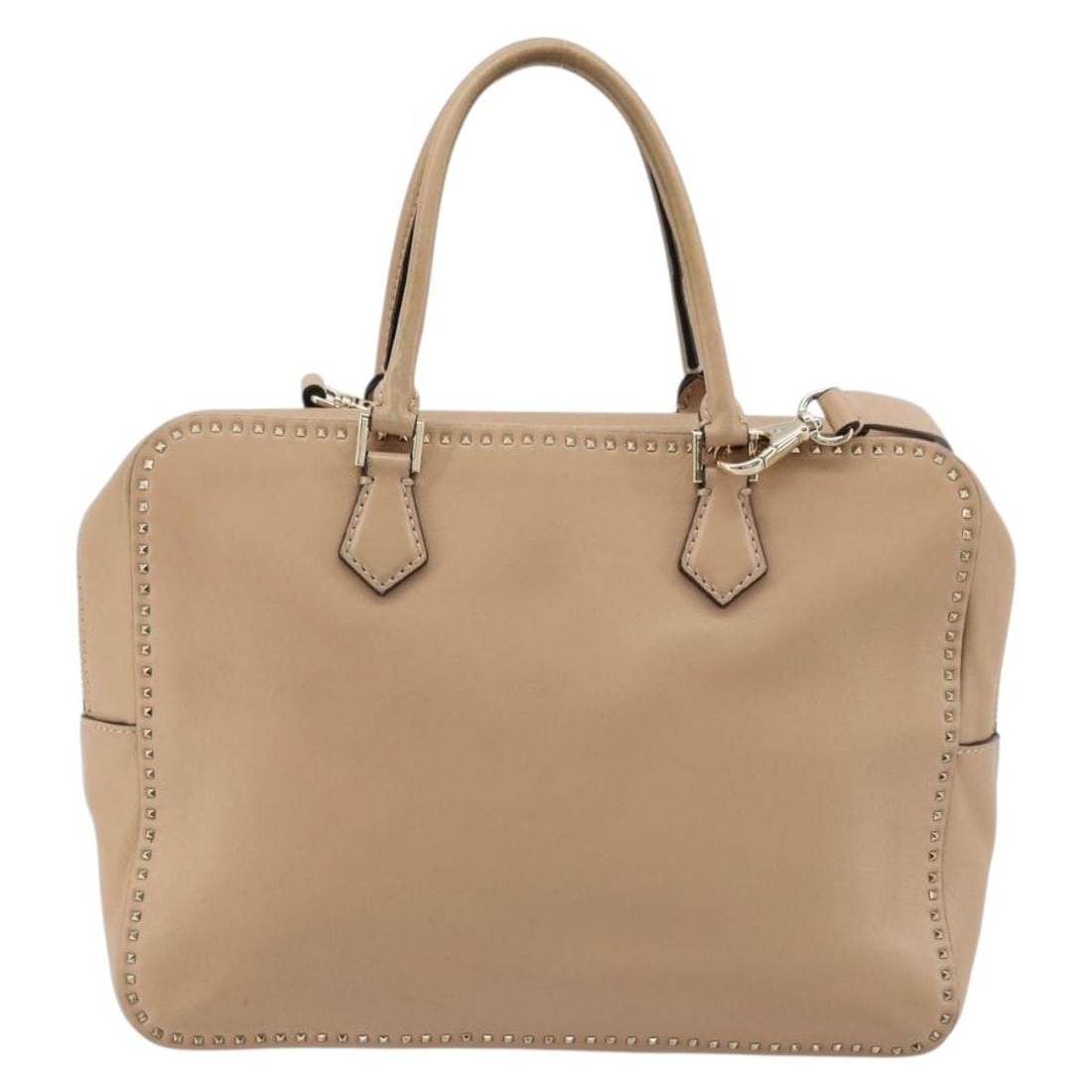 Leather Satchel Valentino Garavani Convertible Zip Micro Rockstuds (1 of 18)