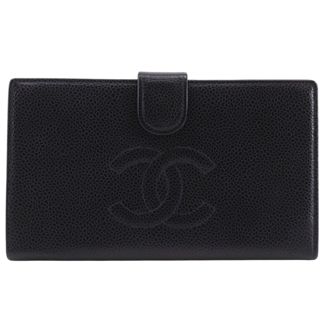 Chanel Timeless CC French black leather wallet (1 of 12)