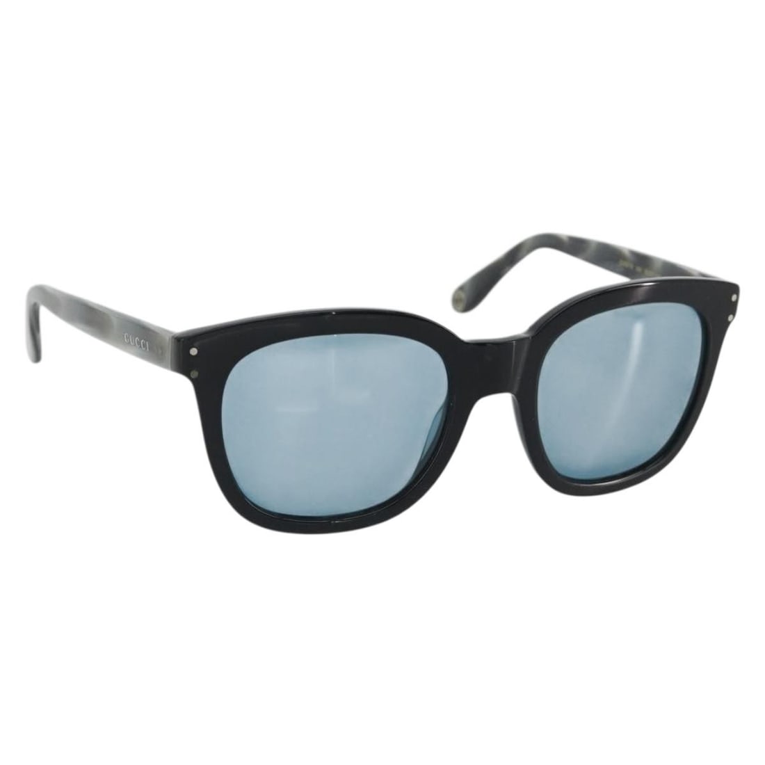 Gucci GG0571S Plastic Sunglasses Gray Black with Case (1 of 14)