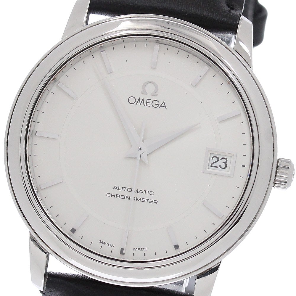 OMEGA De Ville Prestige 4800.31.01 Mens Automatic Date Watch: OMEGA De Ville Prestige 4800.31.01 Mens Automatic Date Watch OMEGA De Ville Prestige Date automatic men's wristwatch, reference 4800.31.01, made in Switzerland. It features a stainless steel case, sil