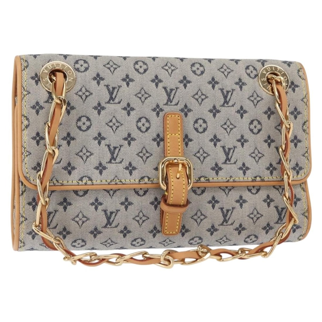 LOUIS VUITTON Monogram Mini Camille Blue Shoulder Bag M92002 Auth: LOUIS VUITTON Monogram Mini Camille Blue Shoulder Bag M92002 Auth This Louis Vuitton Monogram Mini Camille Chain Shoulder Bag is a stunning accessory crafted in France, showcasing the iconic Monogram 