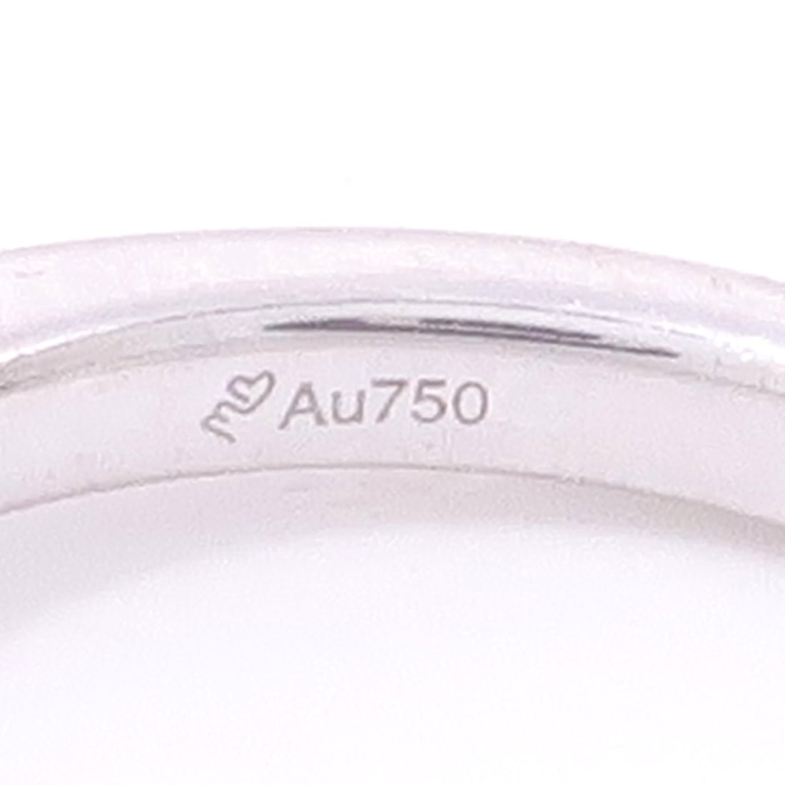 18K White Gold Diamond Ring US 4.5 0.59ct - 8