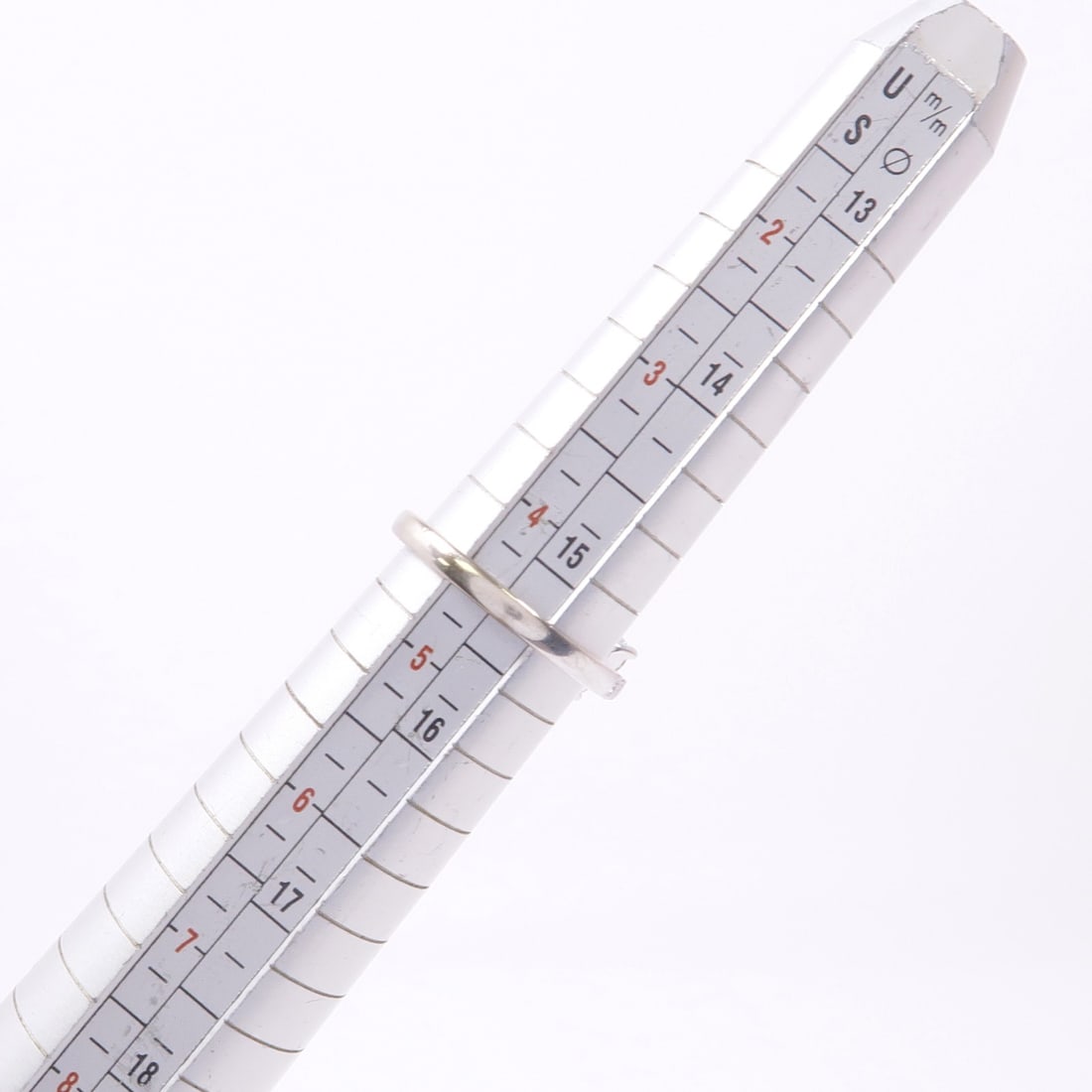 18K White Gold Diamond Ring US 4.5 0.59ct - 9