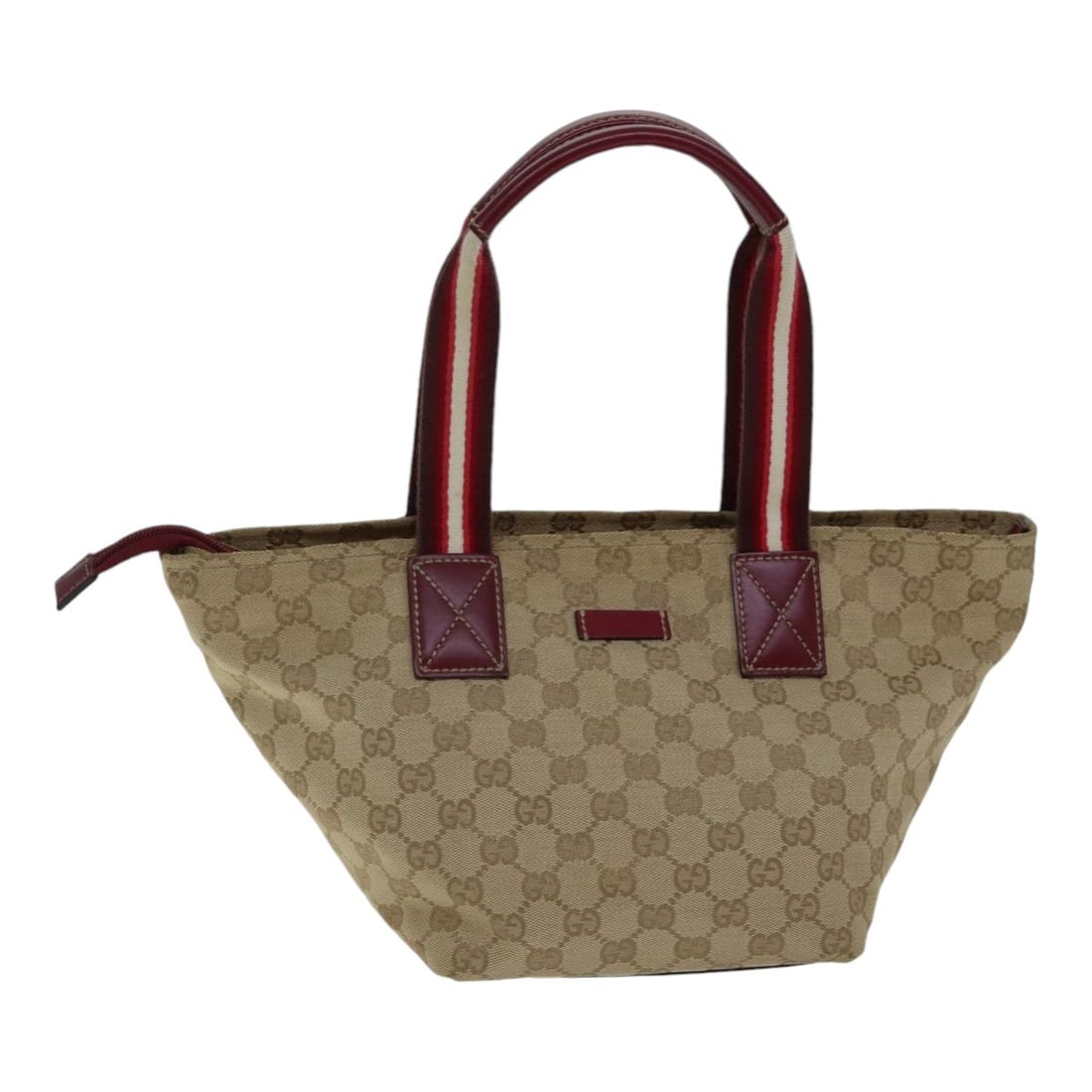 Gucci Sherry Line GG Canvas Shoulder Bag Beige Red: Gucci Sherry Line GG Canvas Shoulder Bag Beige Red GUCCI GG Canvas Sherry Line shoulder bag in beige and red canvas/GG Canvas, made in Italy. This women's bag has an approximate size of 38 cm W x 20 c