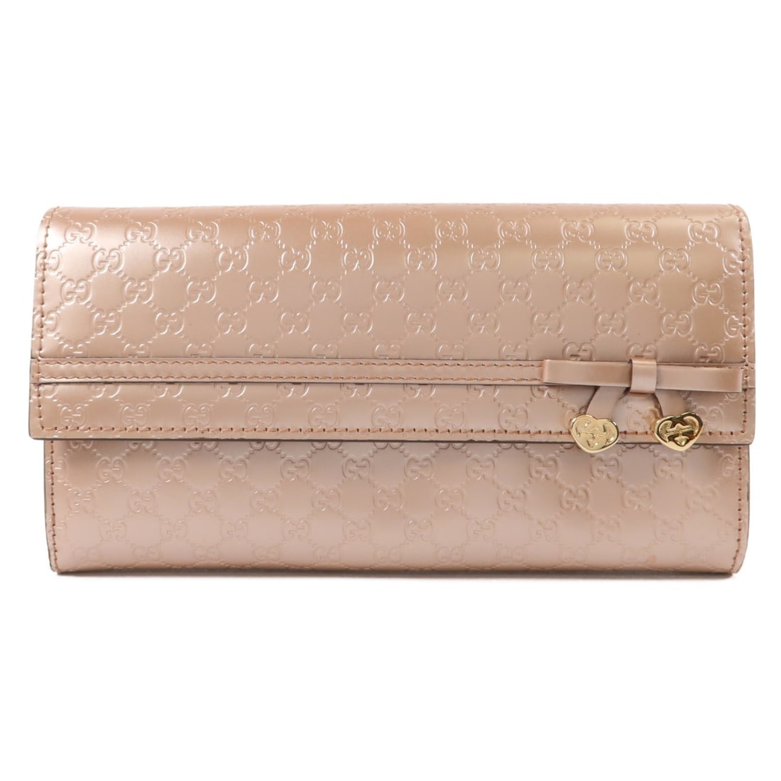 GUCCI Guccissima 258405 bifold wallet pink calfskin leather: GUCCI Guccissima 258405 bifold wallet pink calfskin leather GUCCI GG GHW Guccissima long wallet in pink calfskin leather, model 258405. This bifold purse is made in Italy and features a hook button cl