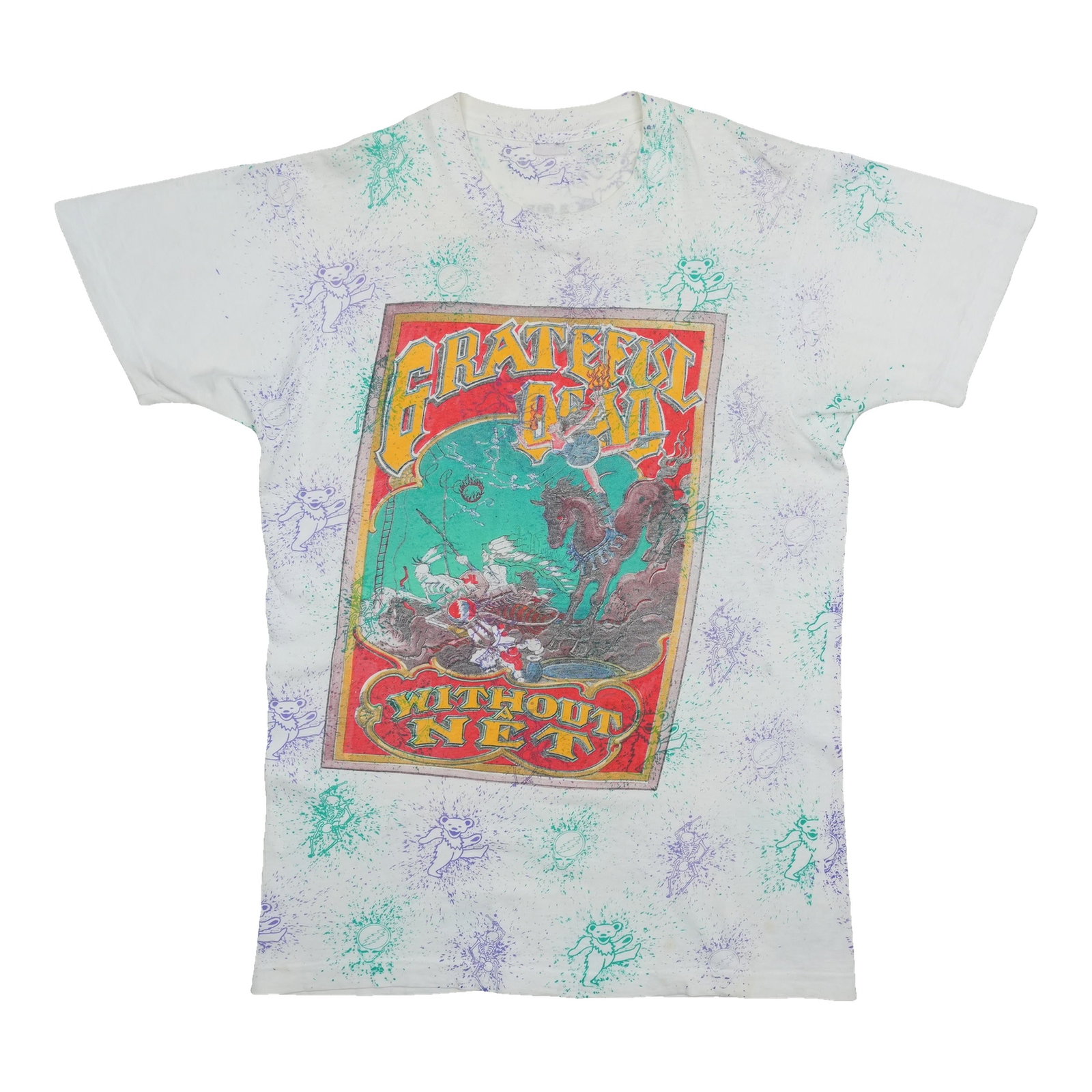 Grateful Dead 1991 Without A Net white cotton tour shirt (1 of 8)
