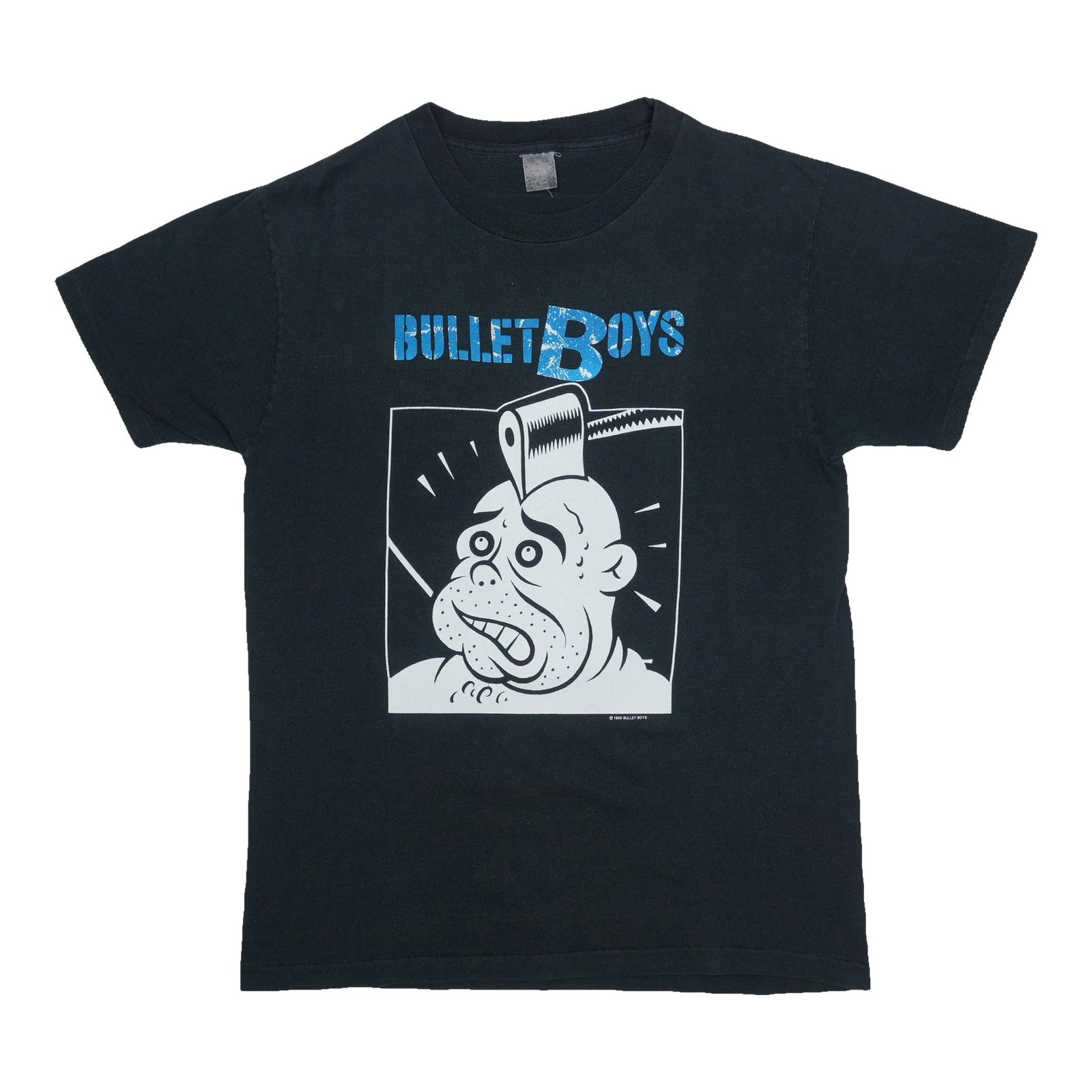 Black 1989 Bullet Boys For The Love Of Money T Shirt: Black 1989 Bullet Boys For The Love Of Money T Shirt Original vintage 1989 Bullet Boys "For The Love Of Money" shirt in black. This true vintage tee is not a modern reproduction and is in good conditi