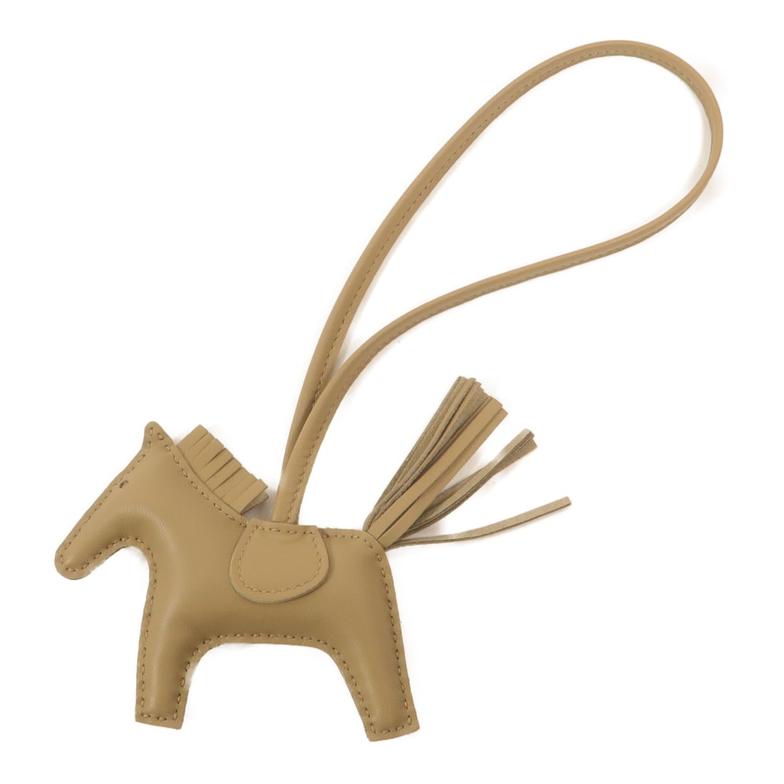 Hermes Rodeo PM Lambskin Charm Beige Marfa France (1 of 10)