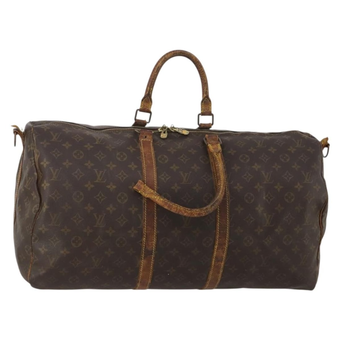 Louis Vuitton M41414 Keepall Bandouliere 55 Monogram Canvas Boston Bag: Louis Vuitton M41414 Keepall Bandouliere 55 Monogram Canvas Boston Bag Louis Vuitton Monogram Keepall Bandouliere 55 Boston Bag in Monogram Canvas, made in France. This women's bag measures approximat