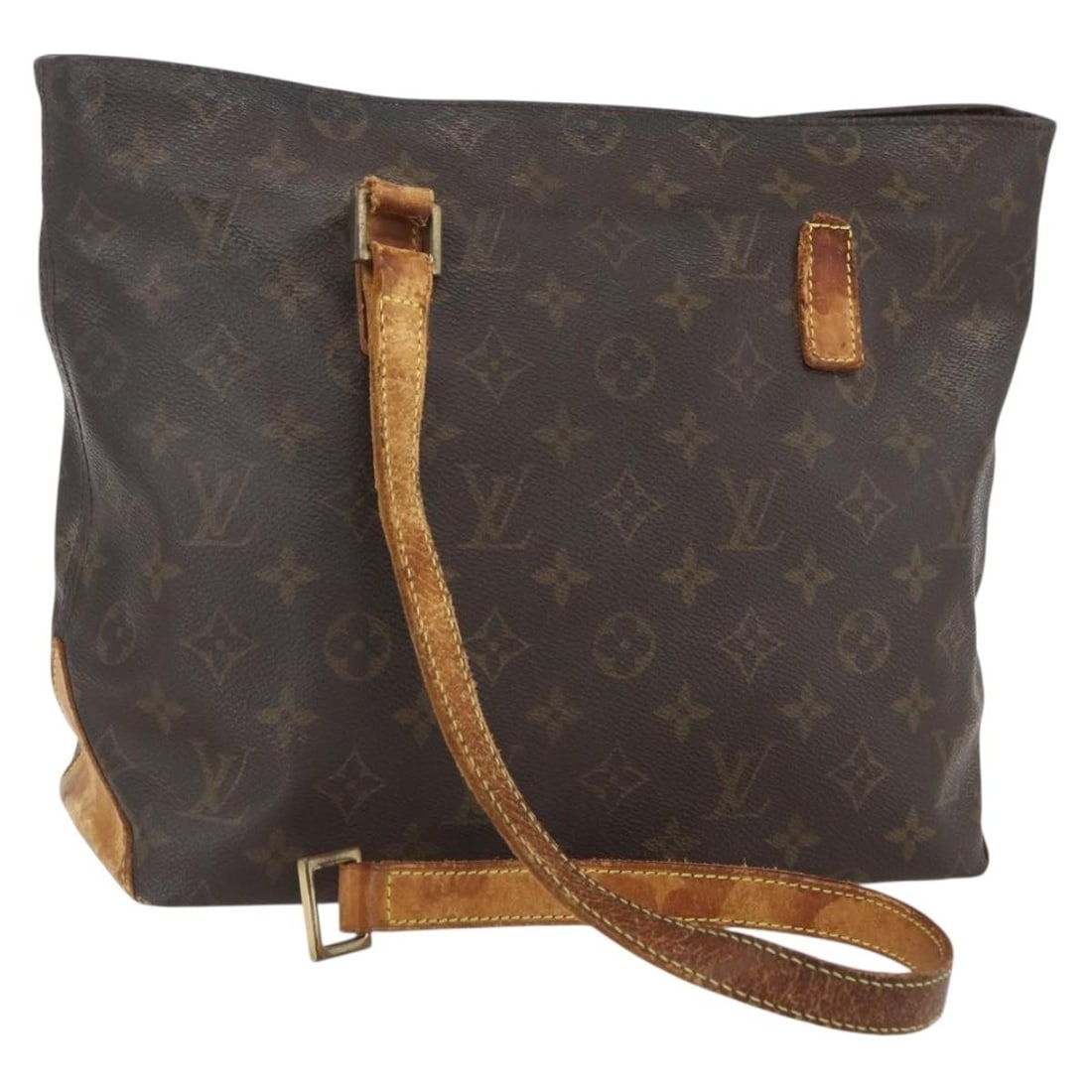 Louis Vuitton Cabas Piano Monogram Canvas Tote M51148 France: Louis Vuitton Cabas Piano Monogram Canvas Tote M51148 France This Louis Vuitton Monogram Cabas Piano Tote Bag features the iconic monogram canvas exterior and classic tote silhouette. The bag is made 
