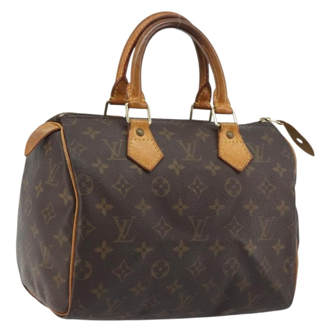 Louis Vuitton M41528 Speedy 25 Monogram Canvas Handbag France: Louis Vuitton M41528 Speedy 25 Monogram Canvas Handbag France Louis Vuitton Speedy 25 hand bag in Monogram Canvas, made in France. This women's handbag is identified by product number M41528 and comes