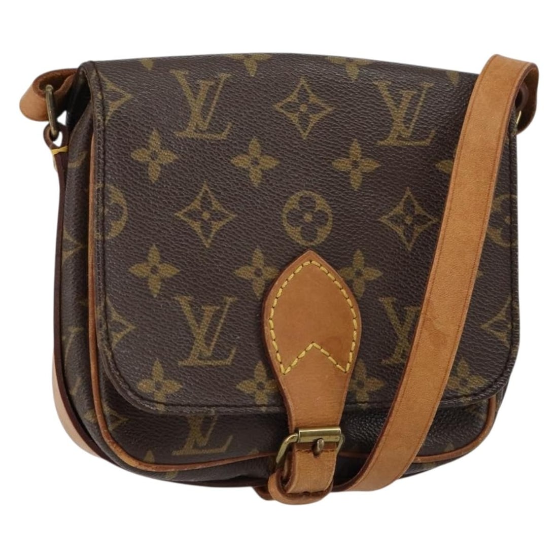 Louis Vuitton Cartouchiere PM Monogram Canvas Shoulder Bag M51254: Louis Vuitton Cartouchiere PM Monogram Canvas Shoulder Bag M51254 Louis Vuitton Cartouchiere PM shoulder bag in Monogram canvas, made in France. This women's bag features an adjustable shoulder strap 
