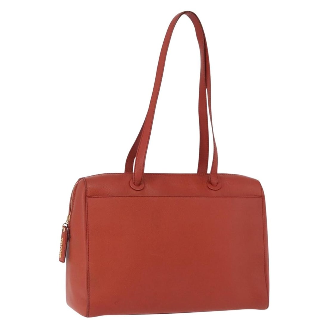CHANEL Orange Leather Tote Bag Gold Tone CC Italy: CHANEL Orange Leather Tote Bag Gold Tone CC Italy Authentic CHANEL tote bag in orange leather with gold-tone CC detailing. This women's bag is made in Italy and includes only the item shown; the origi